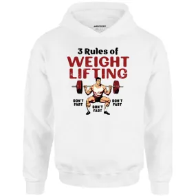 3 Rules of Weightlifting - Unisex Hoodie