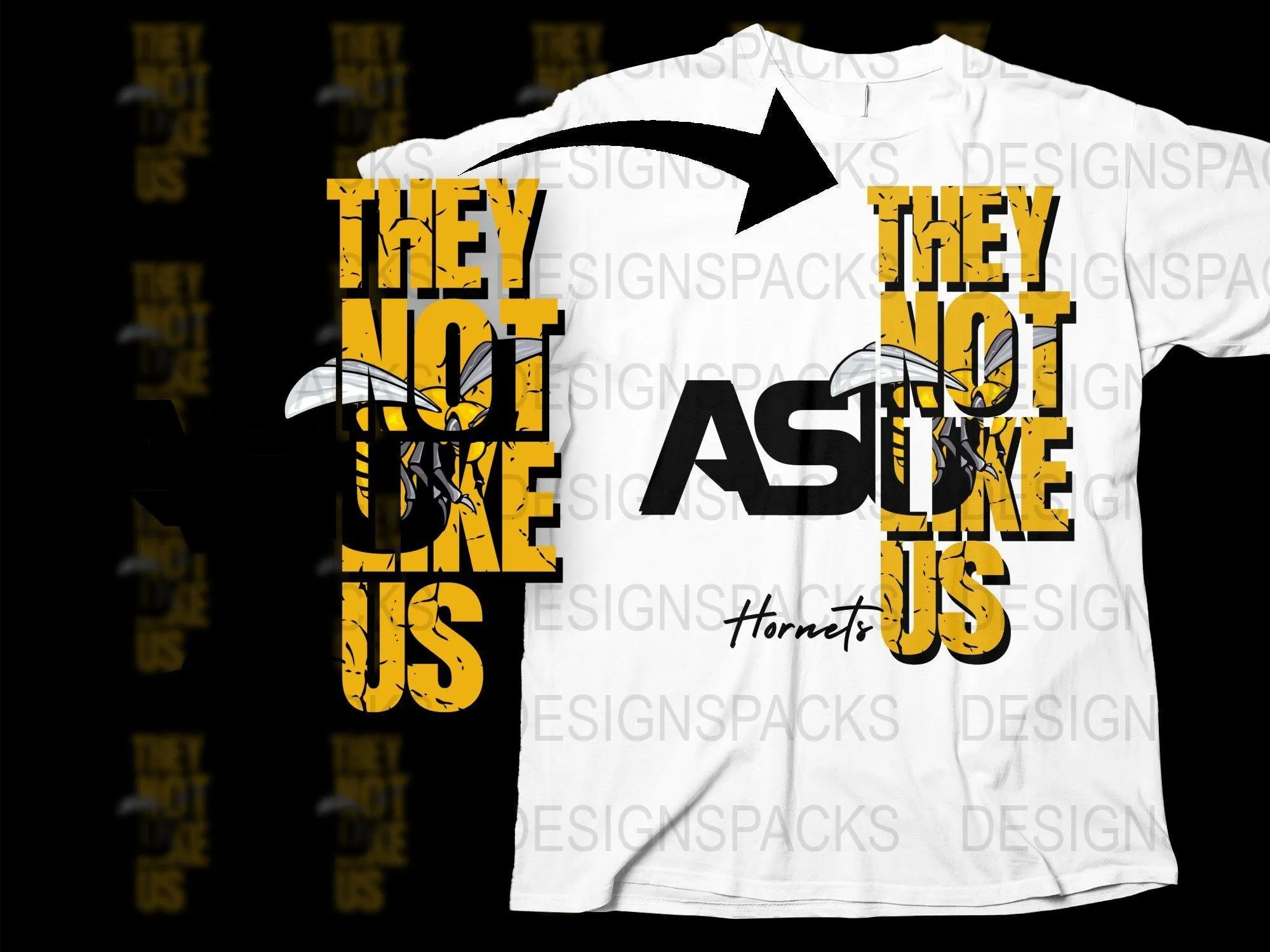 ASU Hornets They Not Like Us Png Digital Download