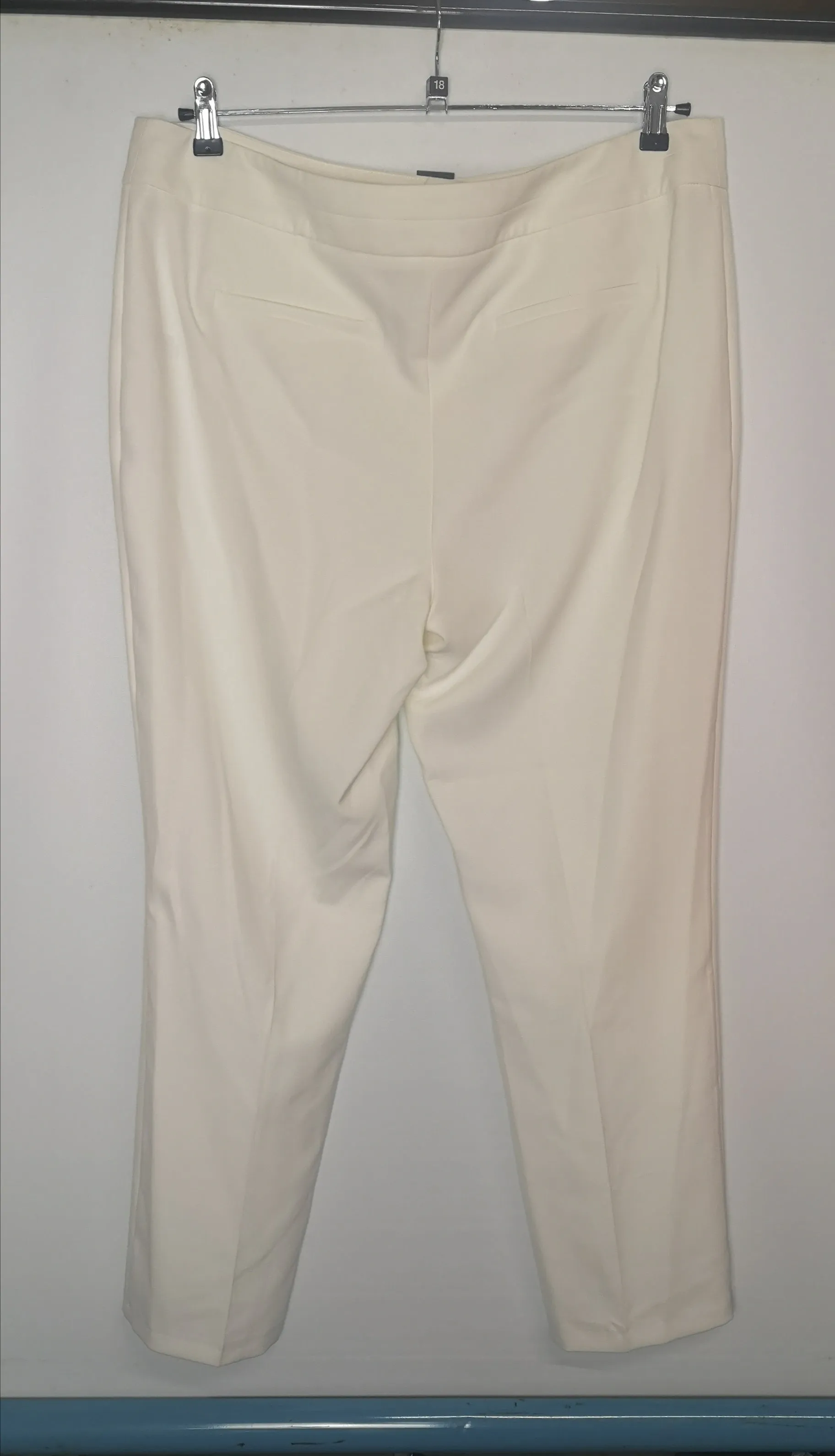 BNWT M&Co Ivory White Trousers Size 18