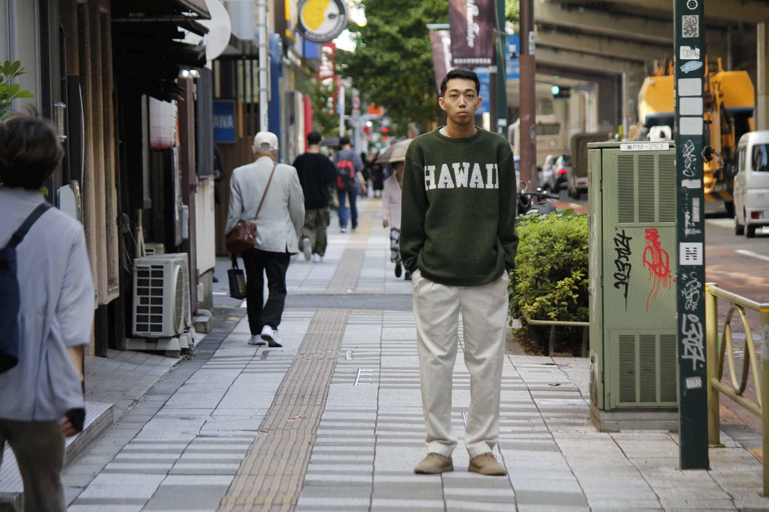 Boucle Crewneck Knit（HAWAII）