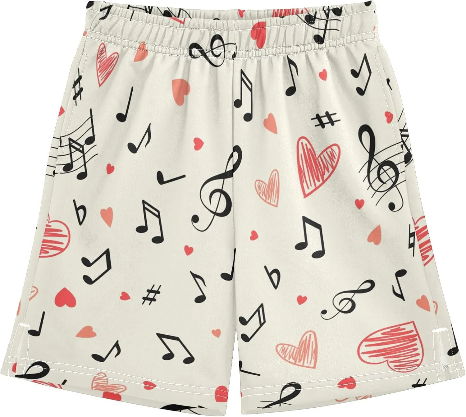 Boys Athletic Shorts Size 7-15 Boys' Casual Shorts with Pockets Elastic Waist Summer Kids Bottom for Sports Homewear