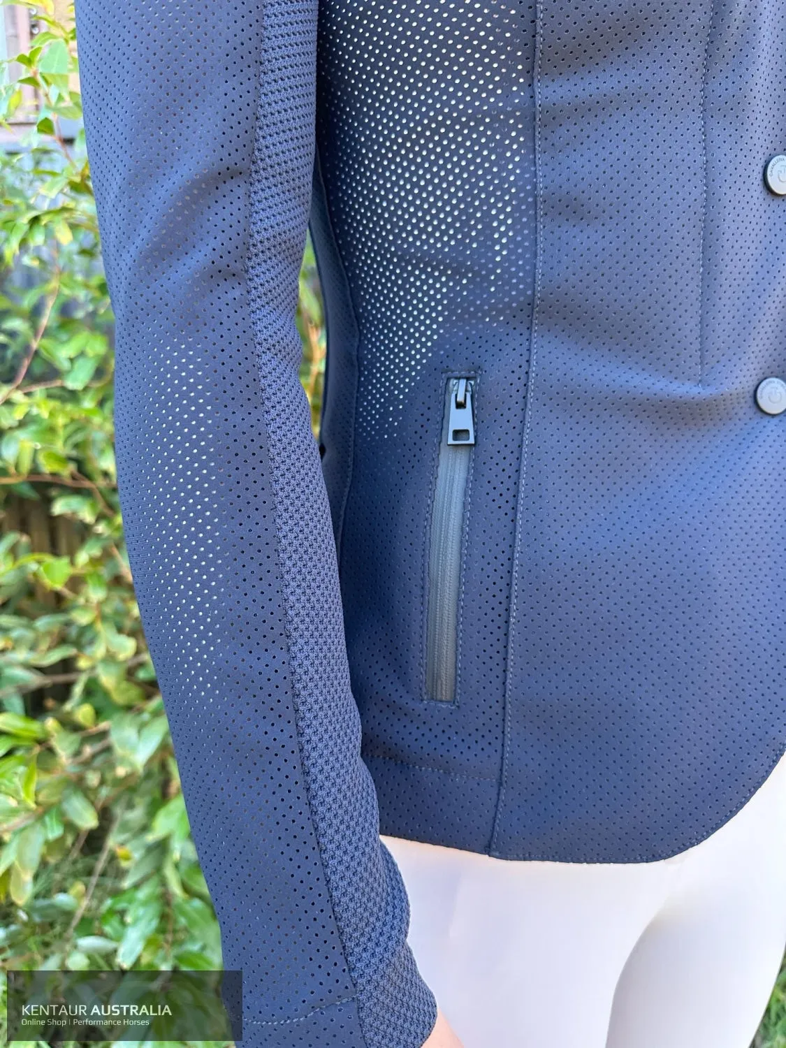 Cavalleria Toscana 'REVO Perforated Light Tech Knit Zip' Womens Competition Jacket