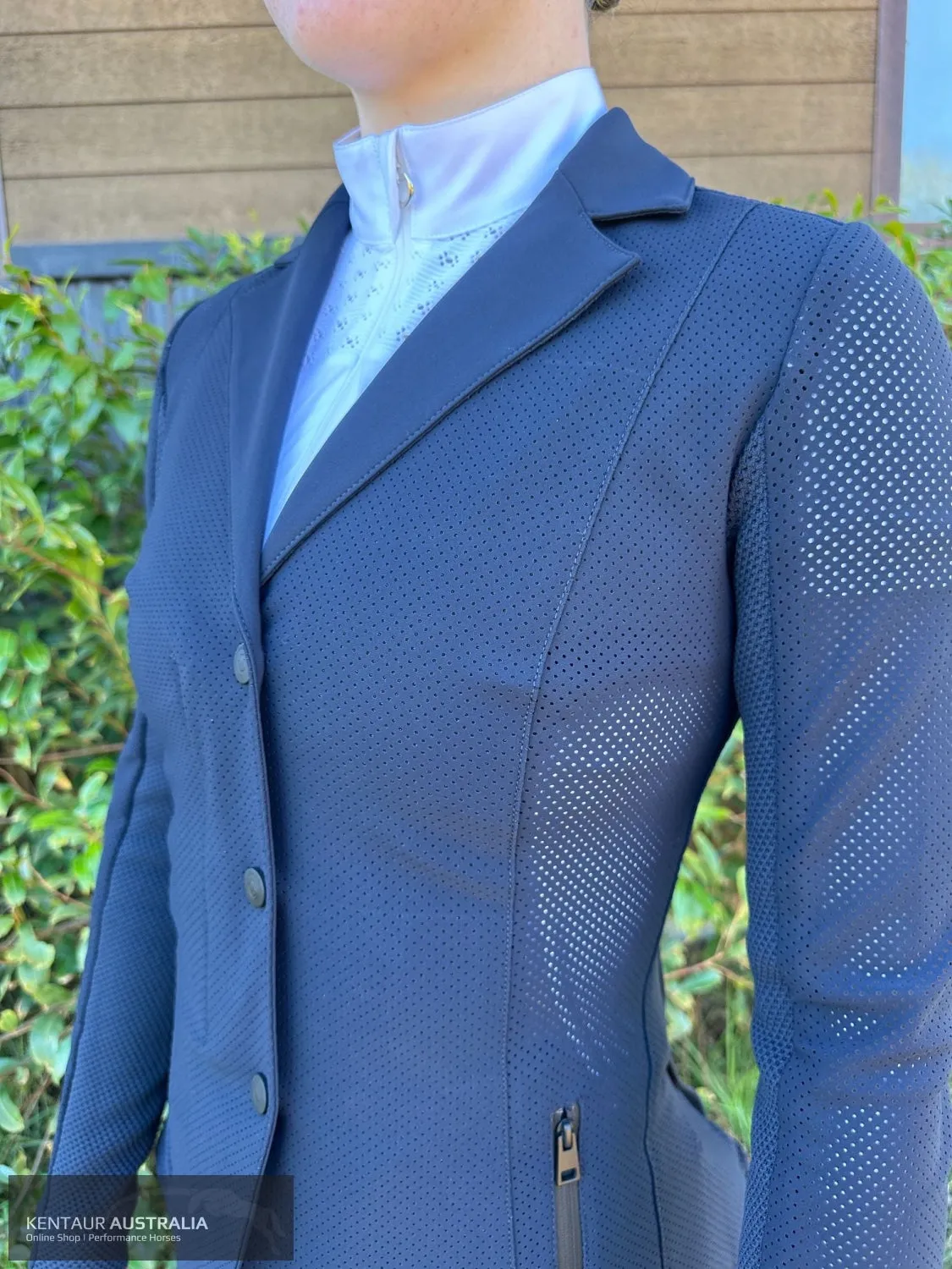 Cavalleria Toscana 'REVO Perforated Light Tech Knit Zip' Womens Competition Jacket