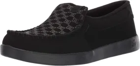 DC Men's Villain 2 Casual Slip On Skate Shoe Slipper, Black, 16