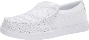 DC mens Villain Casual Slip on Skate Shoe, White, 10.5 US