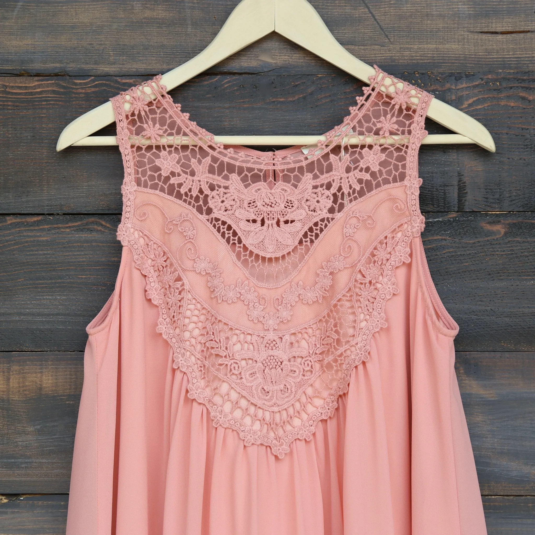 Final Sale - Angel Lace Flowy Dress -  More Colors