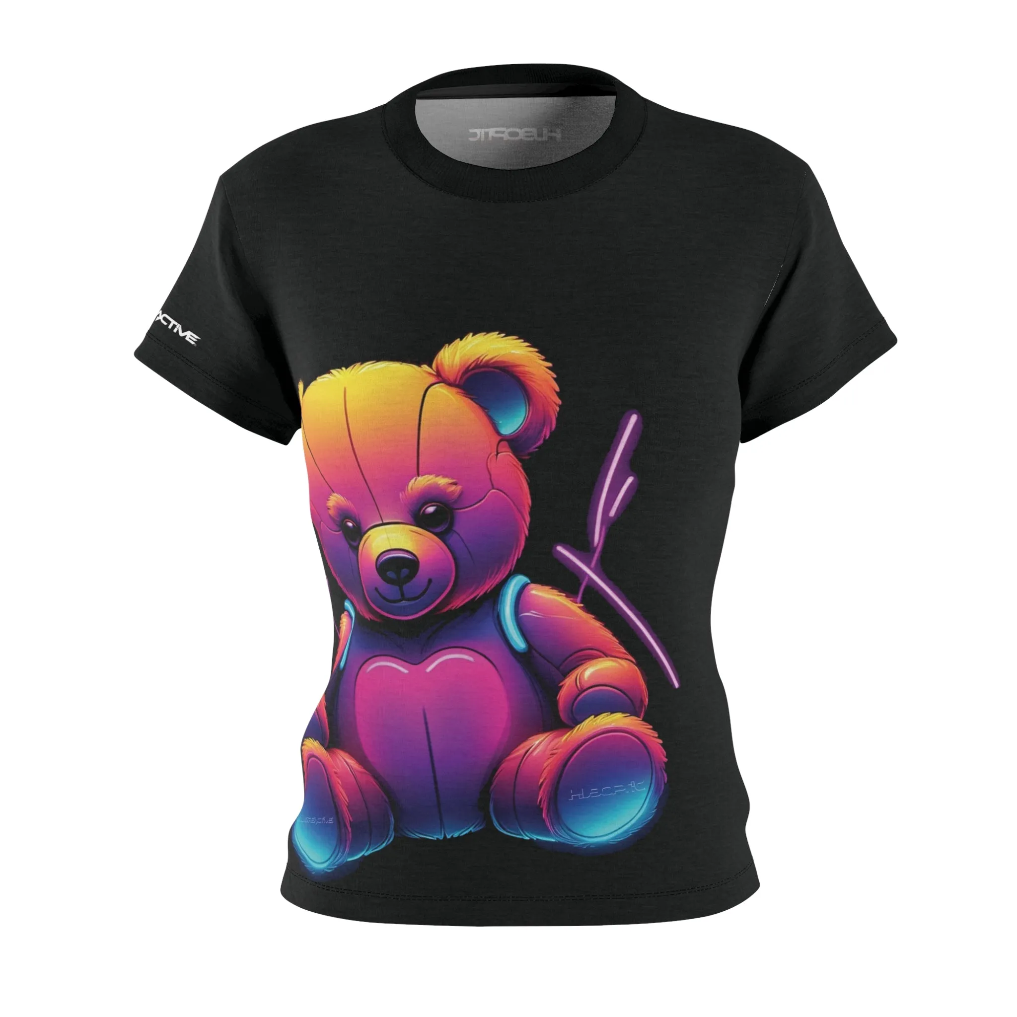 HUBOPTIC® Original Neon Bear Sound Reactive Streetwear T-shirt Graphic Tees V25100