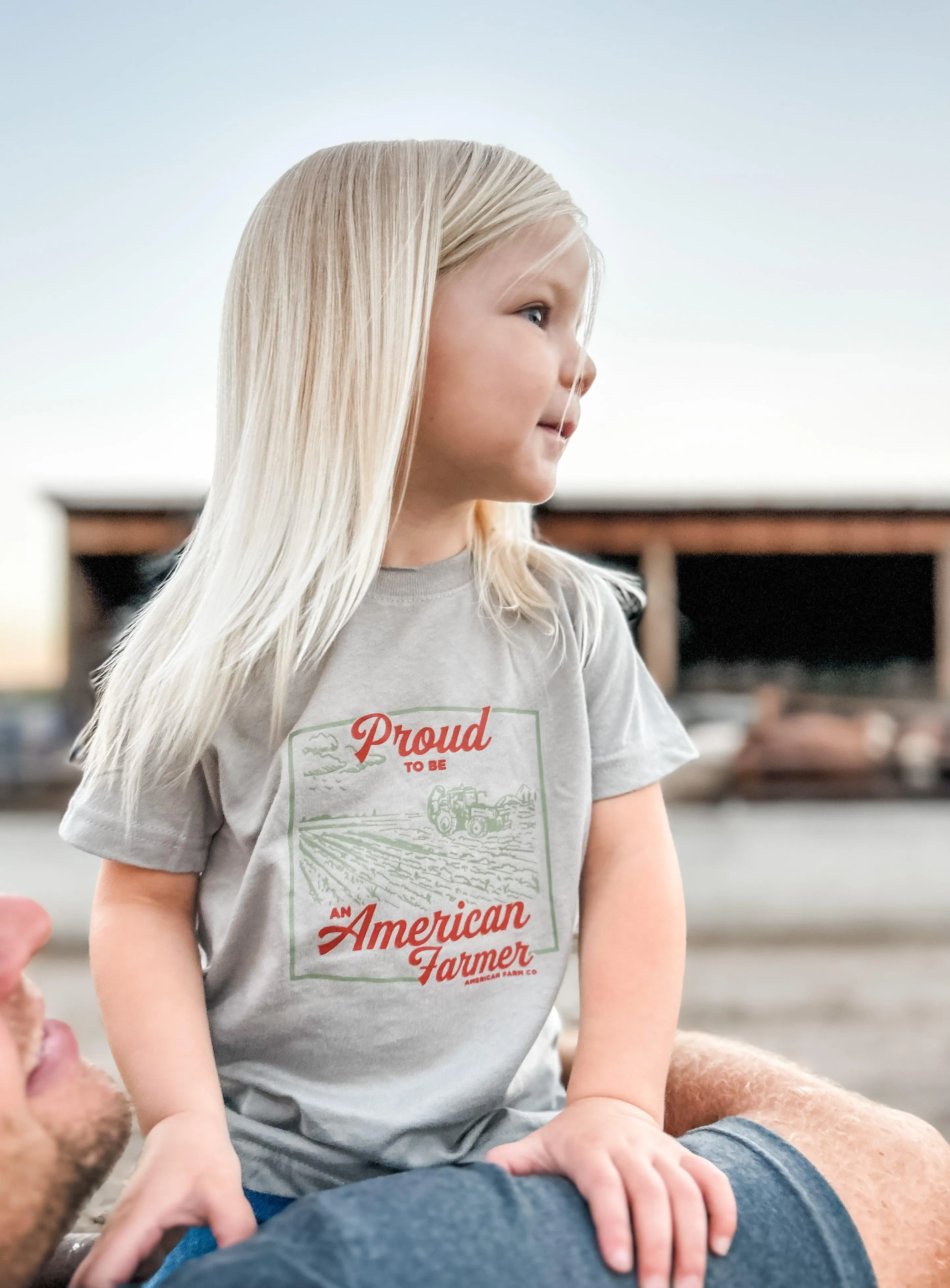 Proud American Farmer -Toddler/Youth Tees
