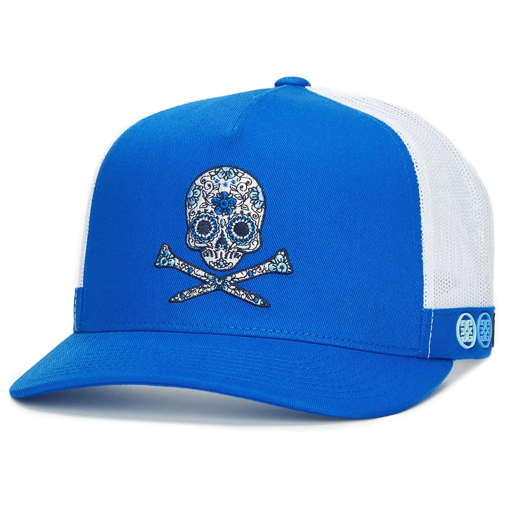 Sugar Skull & Tees Cotton Twill Trucker Cap Racer - AW24
