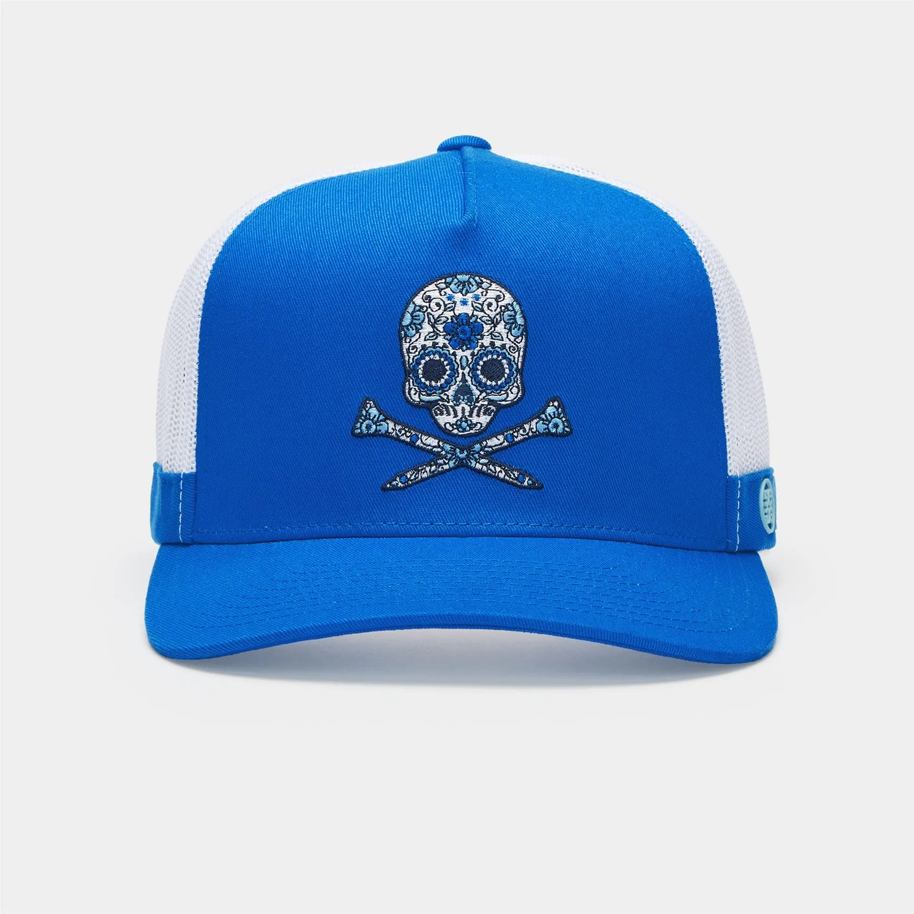 Sugar Skull & Tees Cotton Twill Trucker Cap Racer - AW24