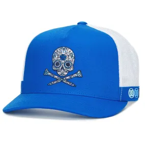 Sugar Skull & Tees Cotton Twill Trucker Cap Racer - AW24