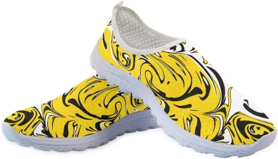 Unisex Walking Shoes Men Women Casual Sneakers Athletic Workout Travel Mesh Flat Shoes