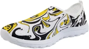 Unisex Walking Shoes Men Women Casual Sneakers Athletic Workout Travel Mesh Flat Shoes