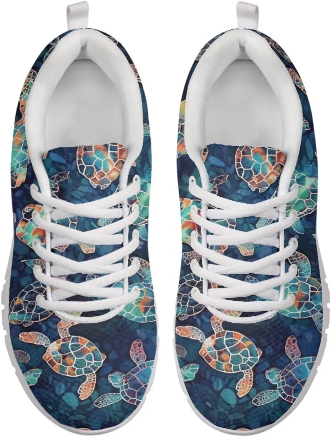 Women Fashion Sneaker Lace-Up Jogger Running Shoe Casual Walking Sneaker