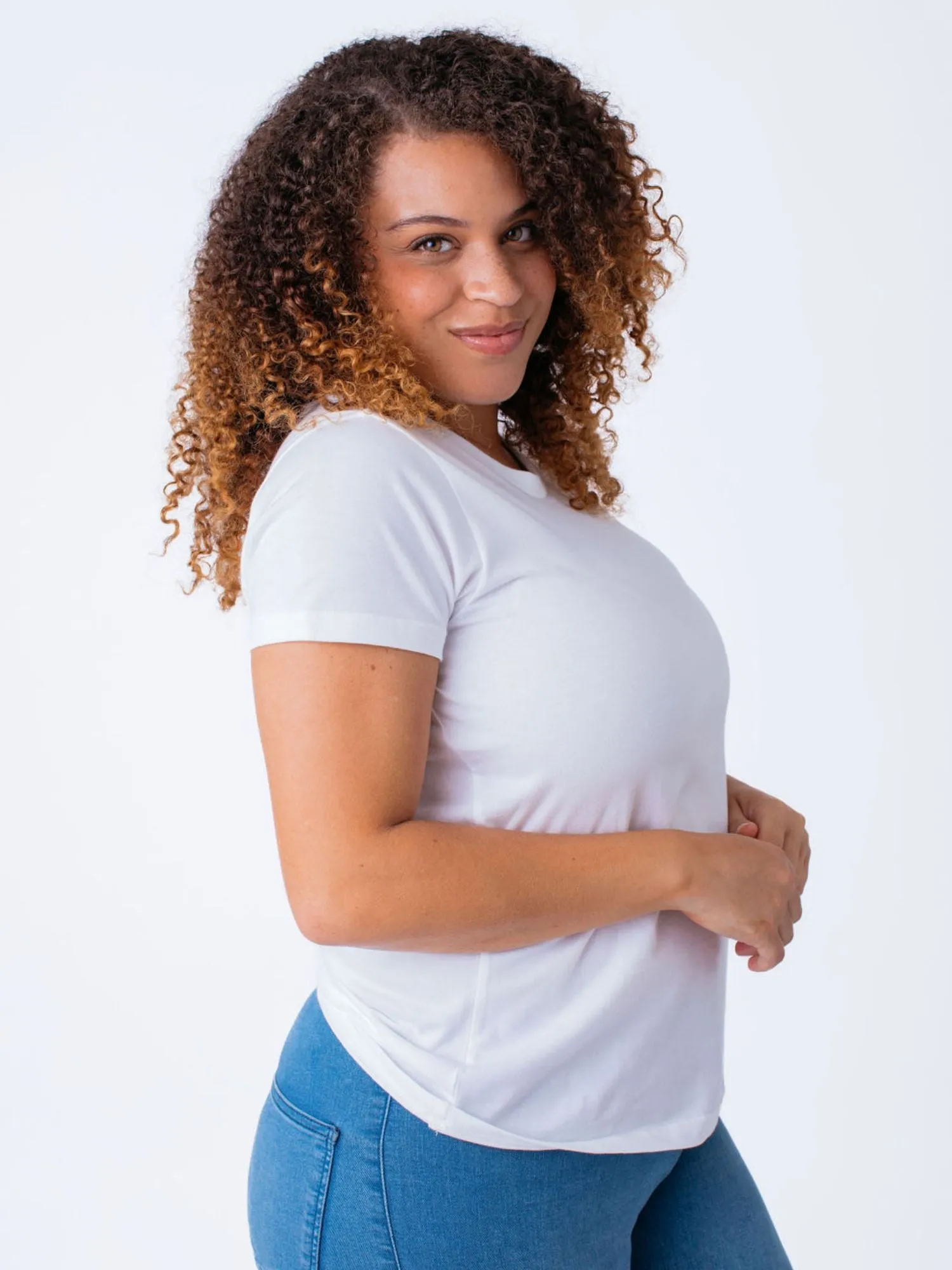 Women's Crew All White 5-Pack