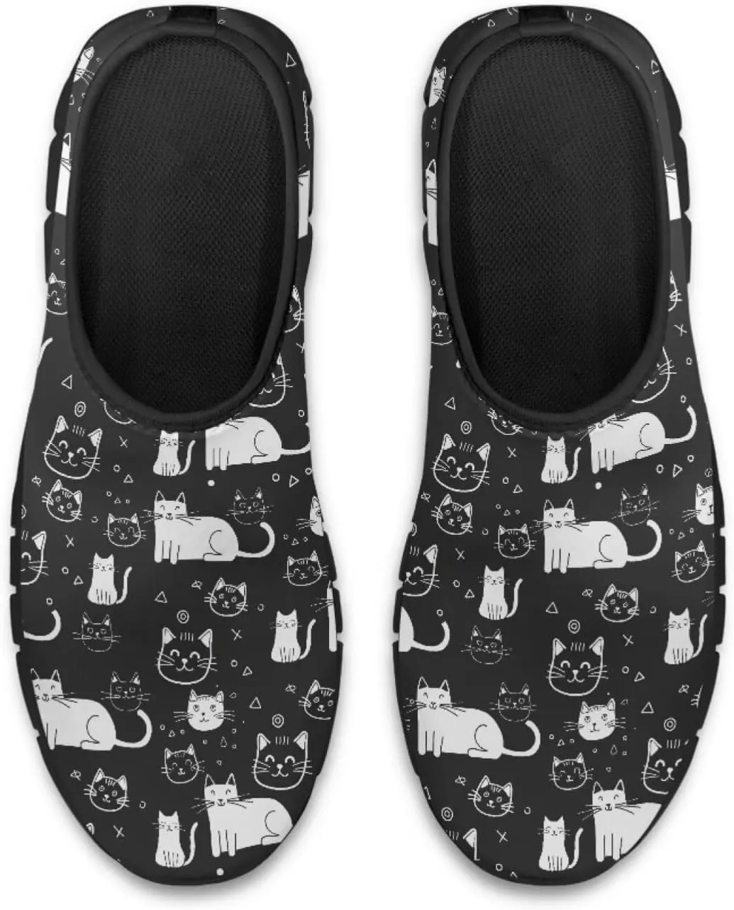 Womens Slip On Shoes Cats Sneakers Loafers Non Slip Athletic Tennis Shoe Breathable Low Cut Sneaker Arch Support Soft Loafer